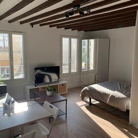 Studio Lumineux, Refait A Neuf, Metro Jourdain Paris Eksteriør billede